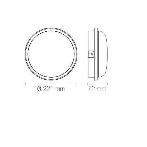 Applique LED EVER tonda - FT-FeelThe