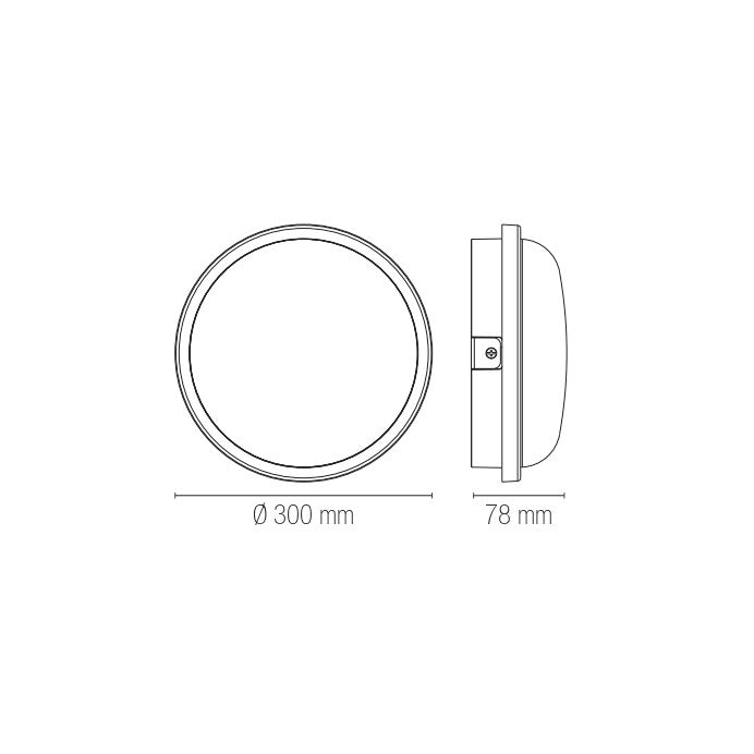 Applique per esterni LED EVER con sensore di movimento - FT-FeelThe