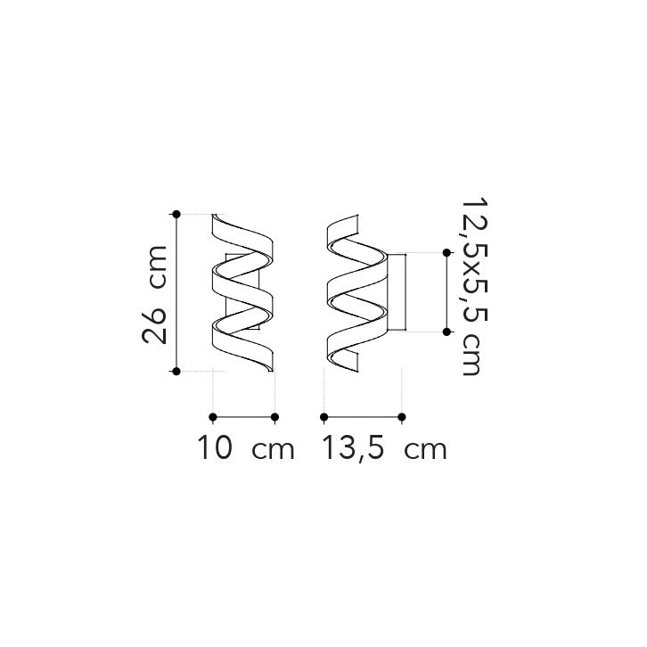 Applique LED HELIX - FT-FeelThe