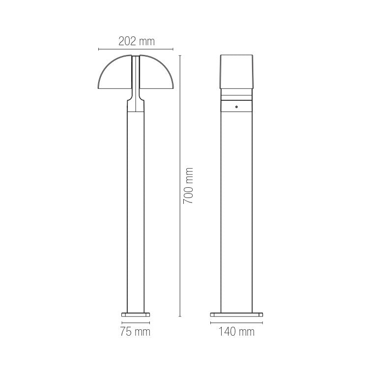 Paletto IDEM per esterni - FT-FeelThe