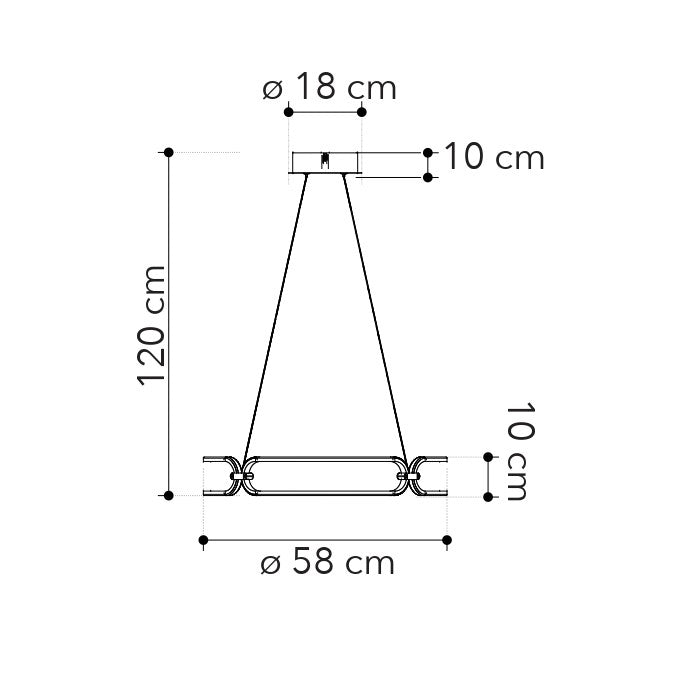 Lampadario a sospensione INFINITY - FT-FeelThe
