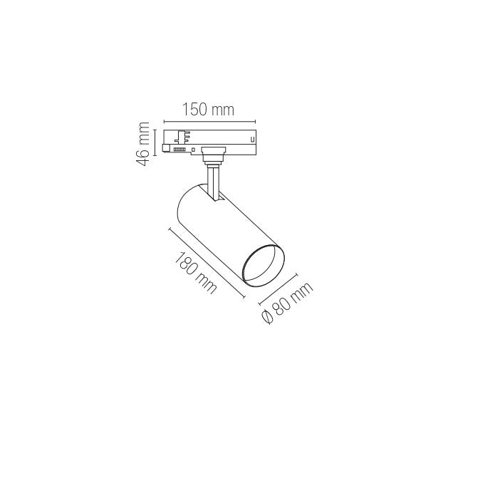 Proiettore binario LED JET, interruttore CCT per la personalizzazione della temperatura colore - FT-FeelThe