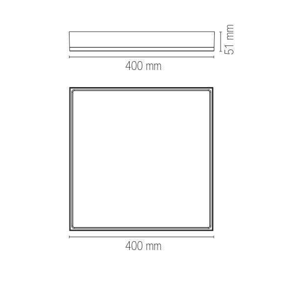 Plafoniera LED KLIO 64,8W - FT-FeelThe