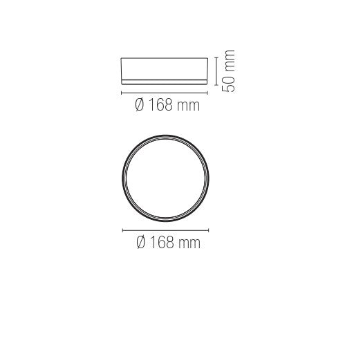 Plafoniera LED KLIO 22W - FT-FeelThe