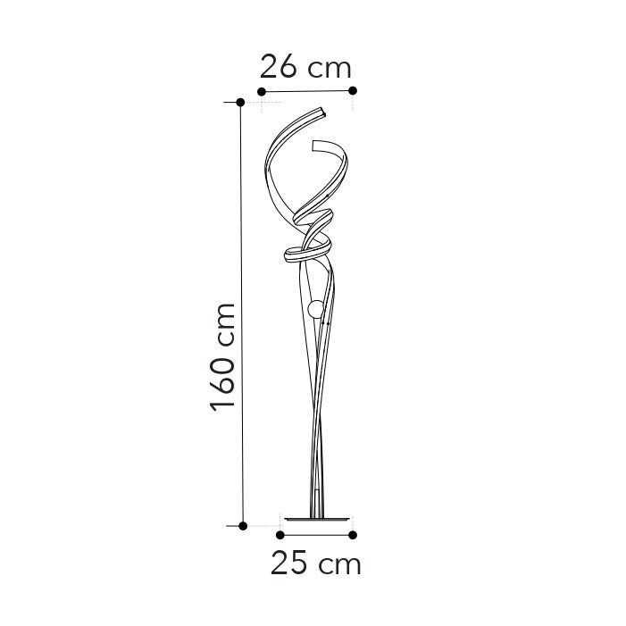 Piantana LED MYSTRAL con interruttore CCT - FT-FeelThe