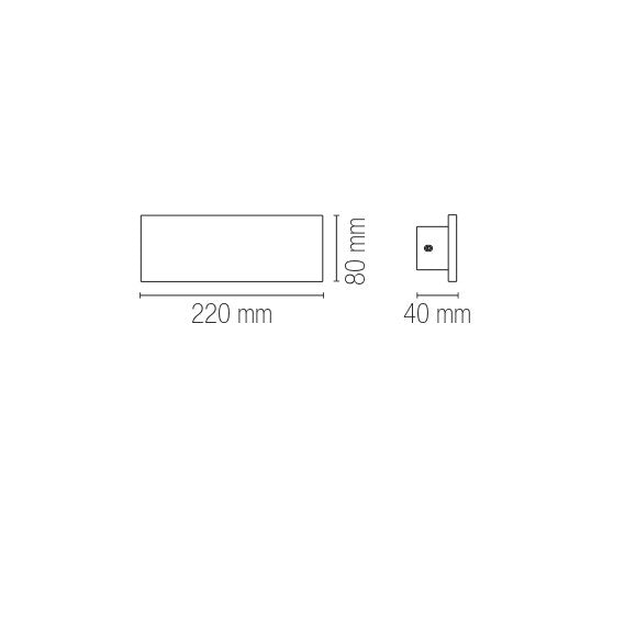 Applique LED ORTISEI - FT-FeelThe