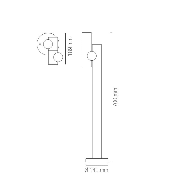 Lampada per esterni REVERSE - FT-FeelThe