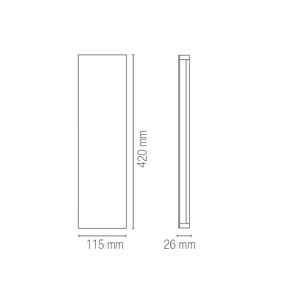 Applique per esterni LED RIBBON - FT-FeelThe