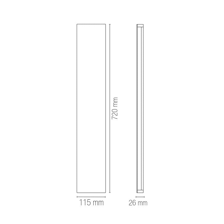 Applique per esterni LED RIBBON - FT-FeelThe