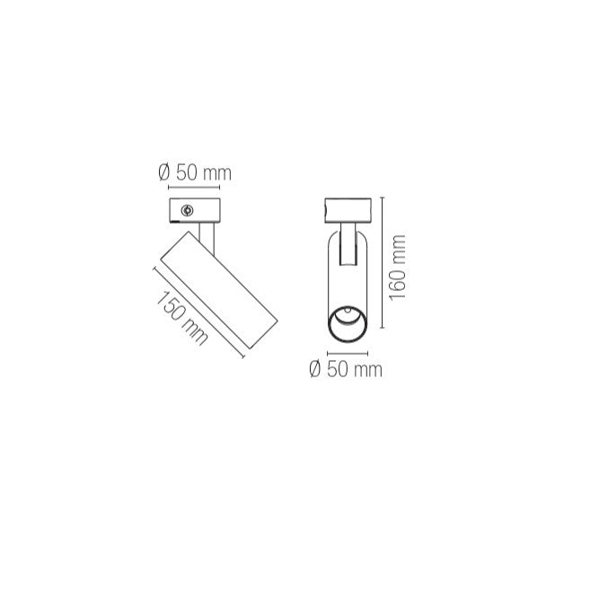 Spot Applique LED ROCKET, 7W - FT-FeelThe