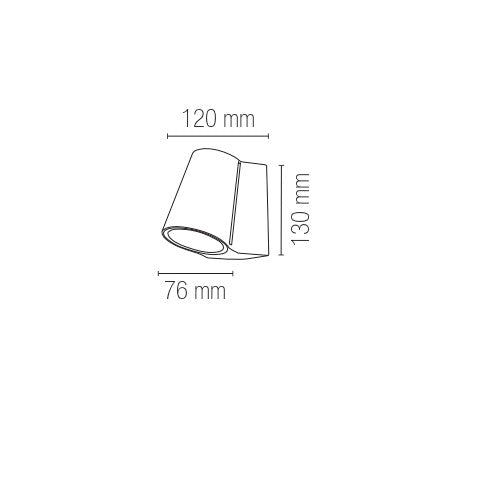 Applique per esterni LED SINTESI - FT-FeelThe