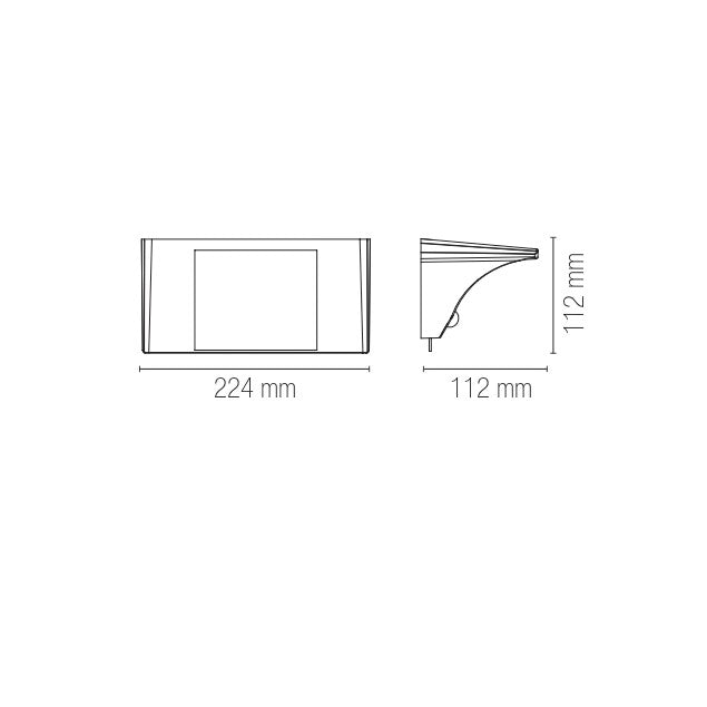 Applique per esterni LED SKYP con funzione a muro o portatile. - FT-FeelThe