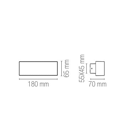 Applique per esterni LED AGERA - FT-FeelThe