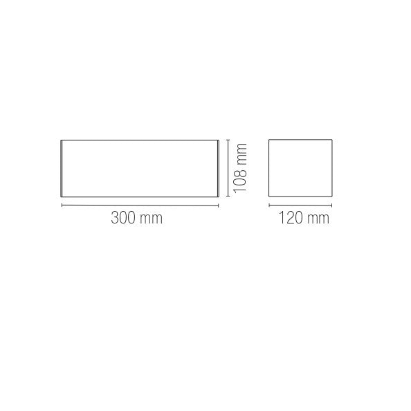 Applique per esterni LED TWIN - FT-FeelThe