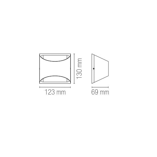 Applique per esterni LED VEYRON - FT-FeelThe