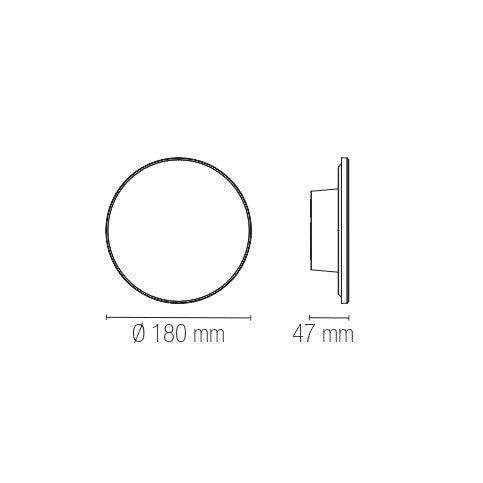 Applique per esterni LED ZODIAC con interruttore CCT per il cambio temperatura colore - FT-FeelThe