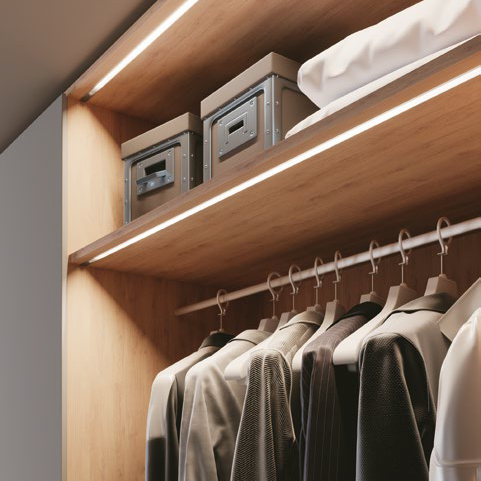 Barra LED sottopensile d incasso LINE con sensore di movimento regolabile integrato - FT-FeelThe