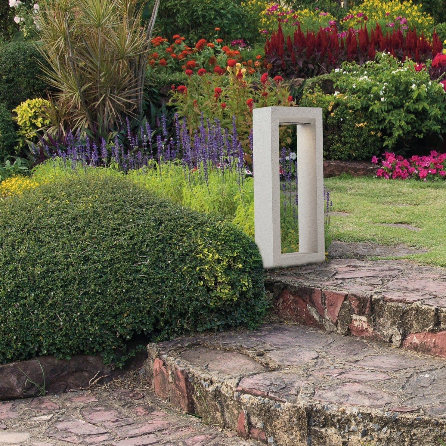 Lampada per esterni MASAI in cemento bianco - FT-FeelThe