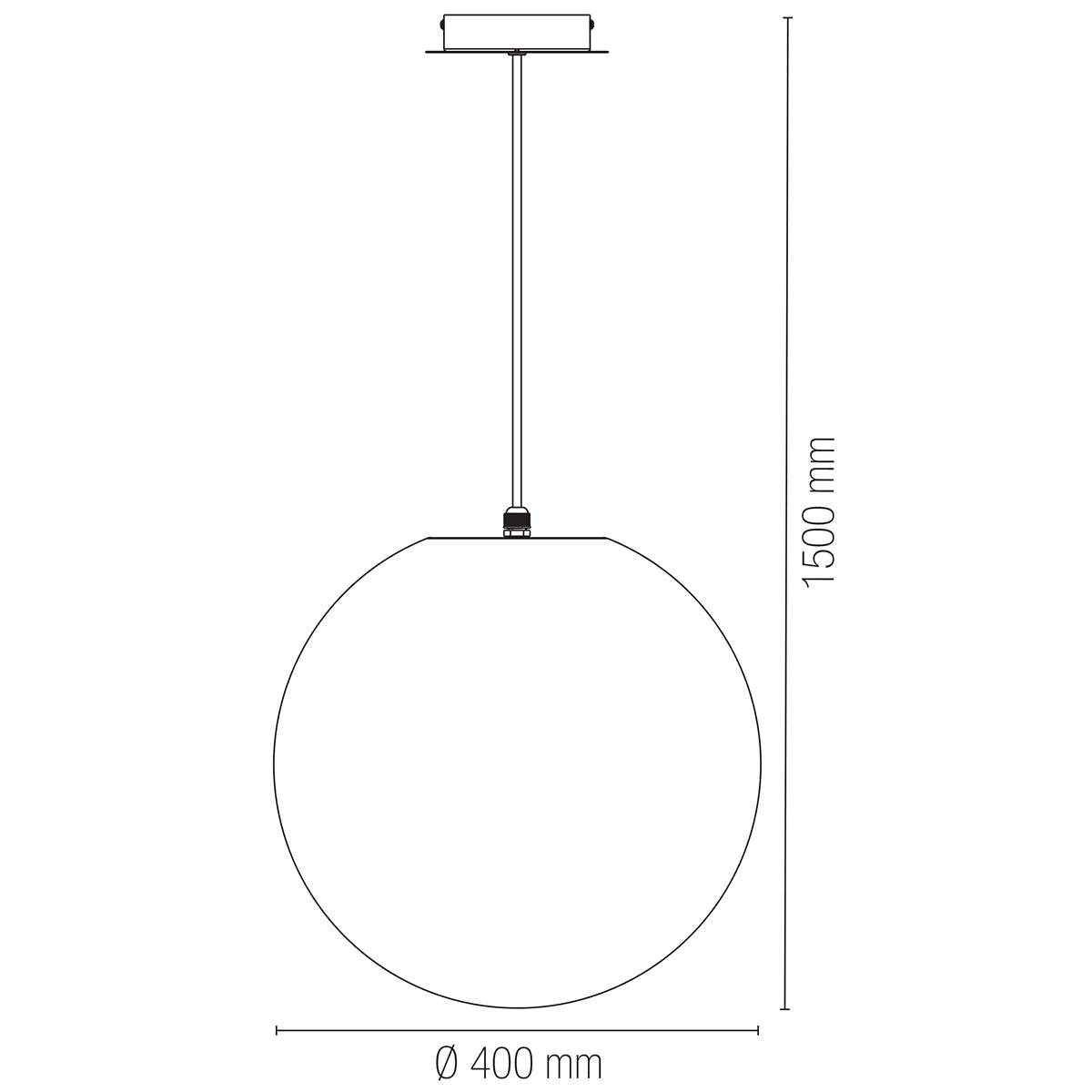 Lampadario a sospensione GECO adatto per esterni (1XE27) - FT-FeelThe