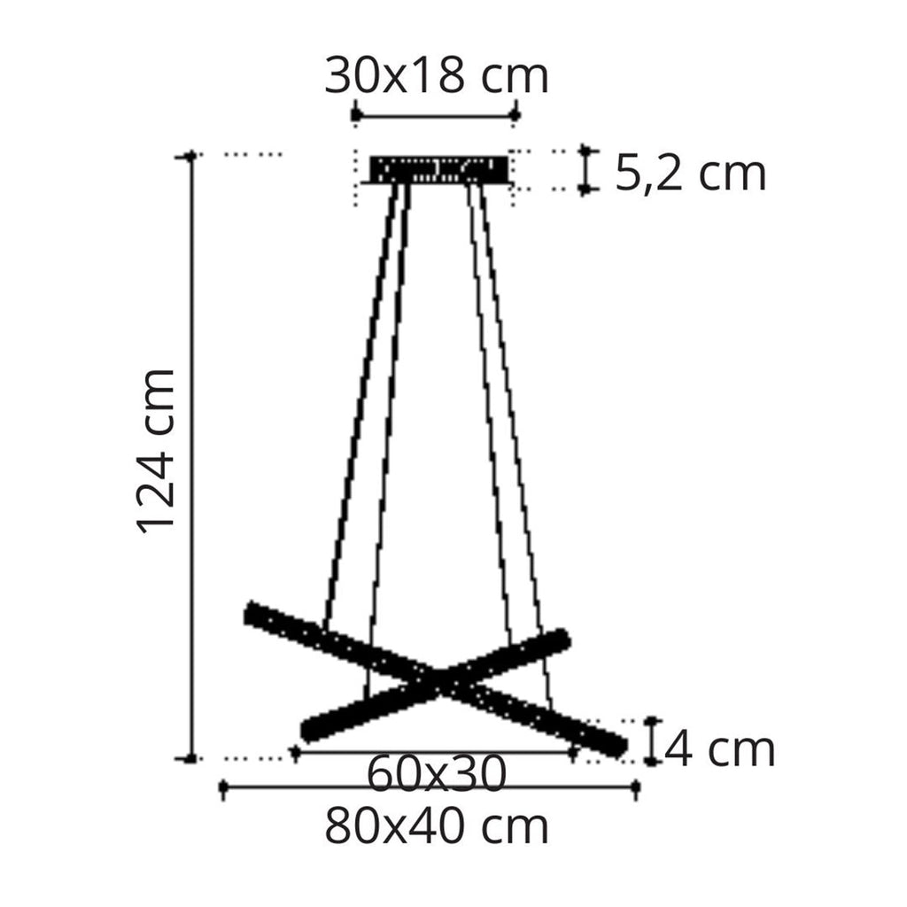 Lampadario a sospensione LED CLARKE, 75W - FT-FeelThe