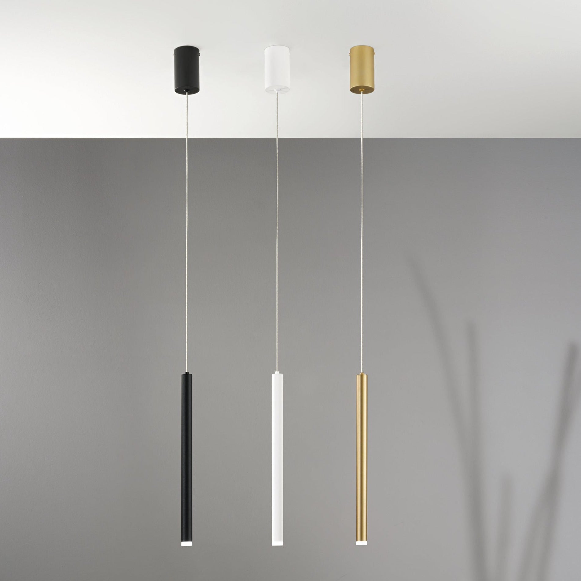 Sospensione tubolare singola LED PYPE, con interruttore CCT per la personalizzazione della temperatura colore - FT-FeelThe
