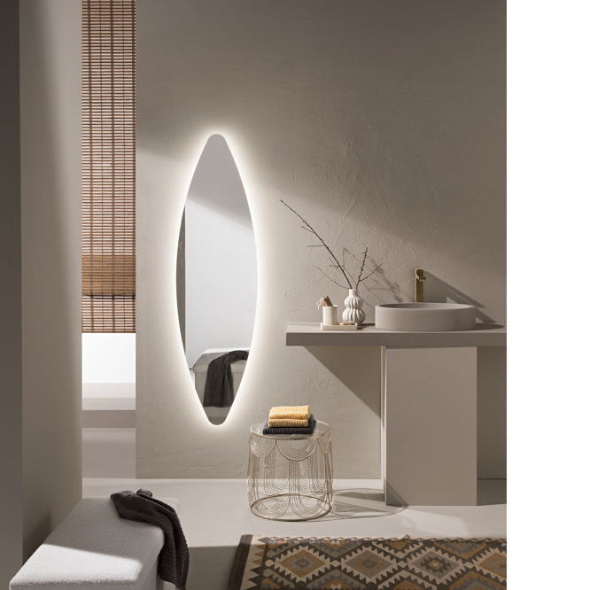 Specchio REM ovale con illuminazione a LED, CCT 2 temperature