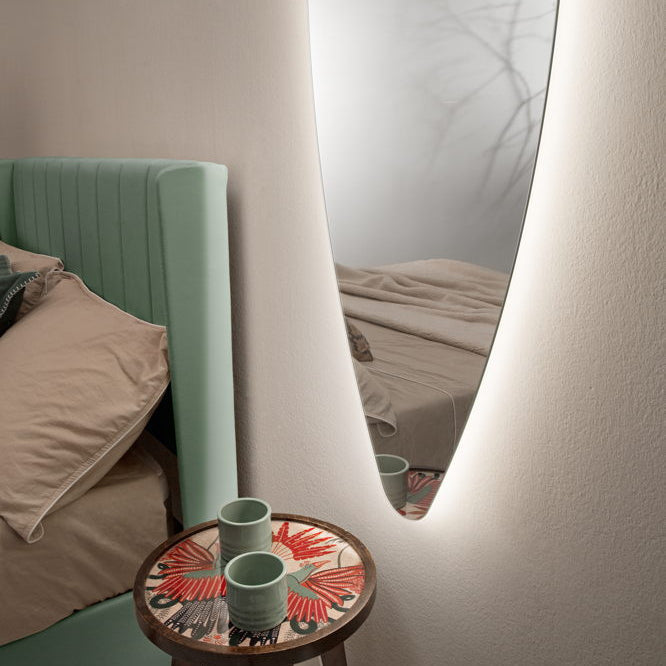 Specchio REM ovale con illuminazione a LED, CCT 2 temperature