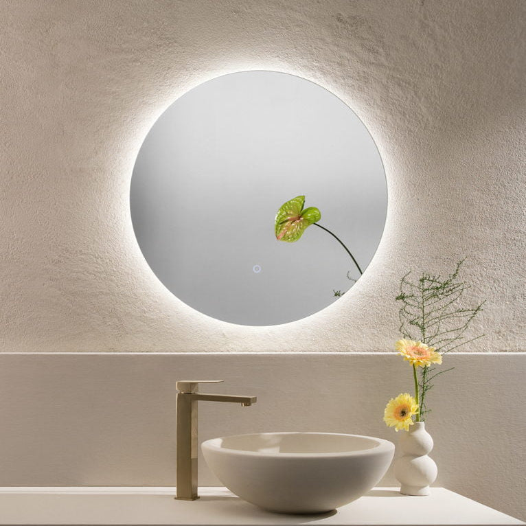 Specchio EYETECH tondo con illuminazione a LED, CCT 3 temperature, Touch dimming