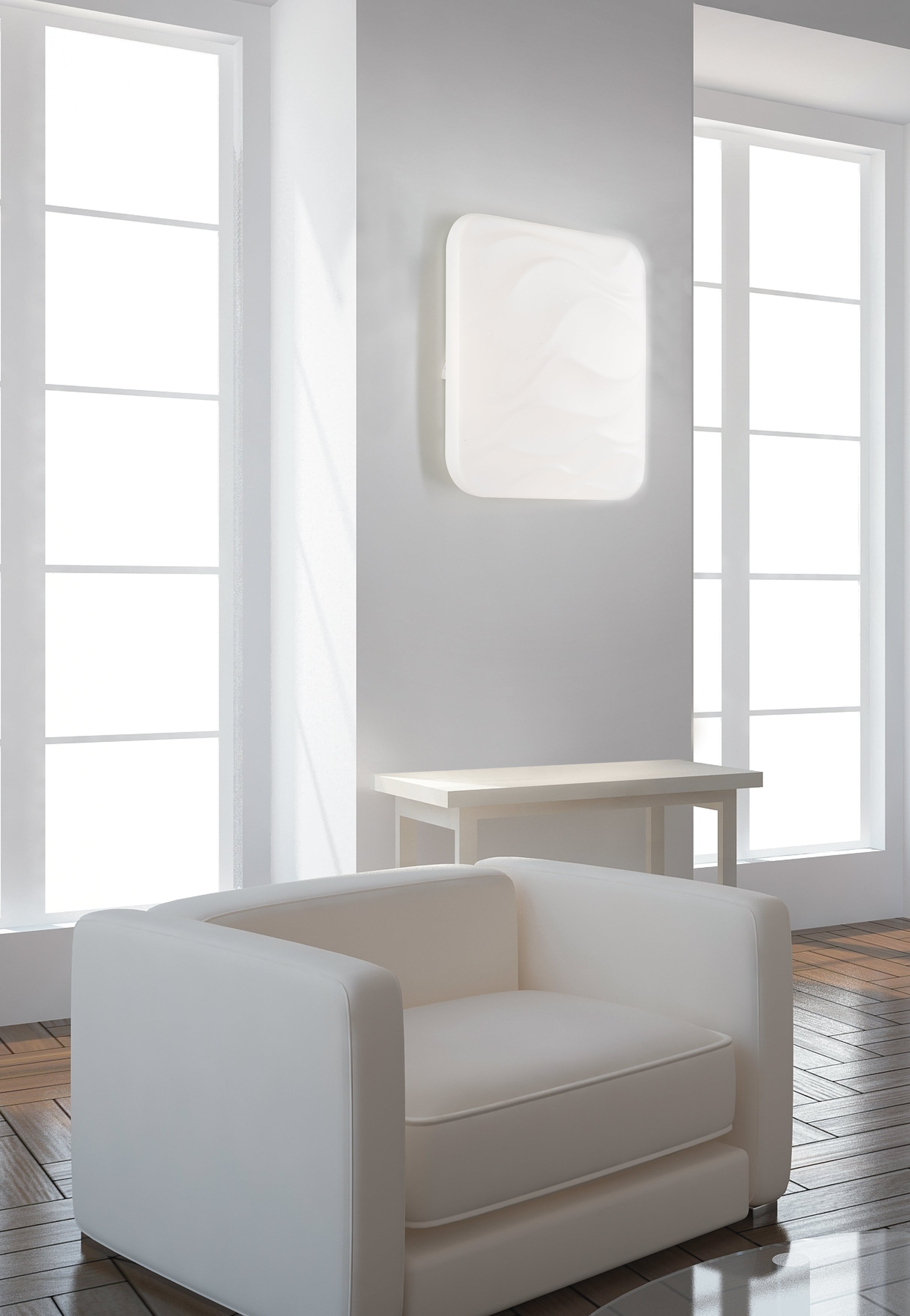 Plafoniera LED WAVE, con interruttore CCT per la personalizzazione della temperatura colore - FT-FeelThe